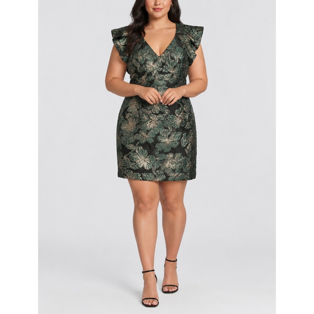 Lilly Pulitzer Kaida Shift Dress Size 16 Enchanted Evening Metallic Brocade NWT